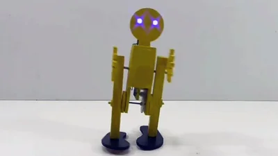 Ahşap Küçük Yürüyen Robot Yapımı