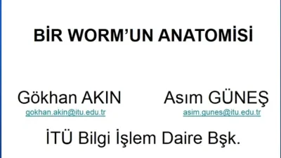 2.Ders - Part2 - Bir Worm'un Anatomisi (30'dk)