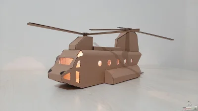 Kartondan CH-47 Chinook Helikopter Nasıl Yapılır?