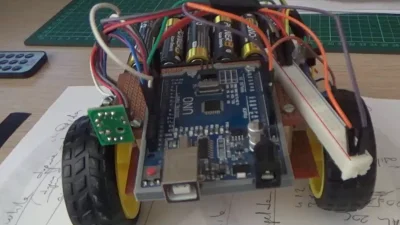 arduino uno ile 3 fonksiyonlu araba