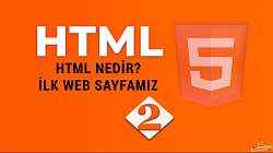 HTML Nedir? Html, Head, Body Taglarının Kullanımı ve İlk Web Sayfamızın Yapımı