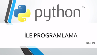 python ile programlama