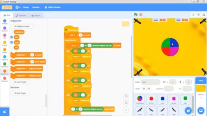 scratch renk toplarını yakala