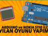 Arduino ve Nokia5110 Ekranı ile yılan Oyunu