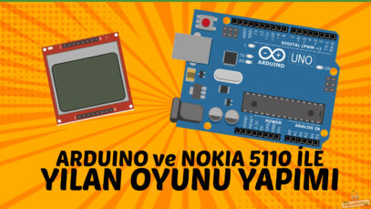 Arduino ve Nokia5110 Ekranı ile yılan Oyunu