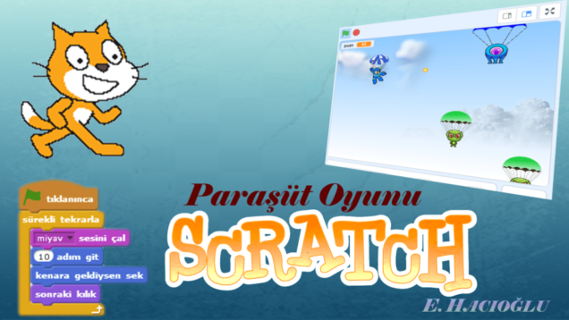 Scratch Paraşüt oyunu