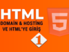 HTML DERSLERİ Domain Hosting Nedir