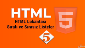 HTML Lokantası – Sıralı ve Sırasız Liste Yapımı – Menü Yapımı Temelleri
