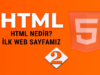 HTML Nedir Html Head Body Taglarının Kullanımı