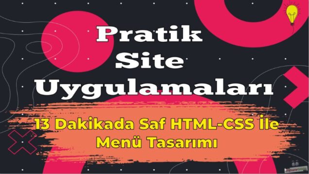 html 13 dakika