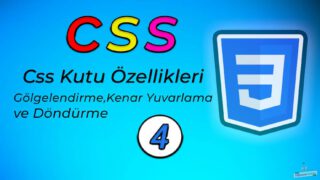 CSS3 Şık Kart Tasarımı – CSS Kutu-Text Gölgelendirme-Kenar Yuvarlama-Döndürme