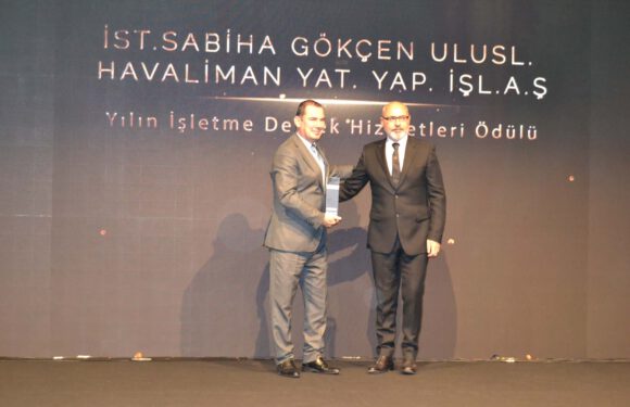 Sabiha Gökçen Havalimanı’na ‘Yılın İşletme Destek Hizmetleri Ödülü’