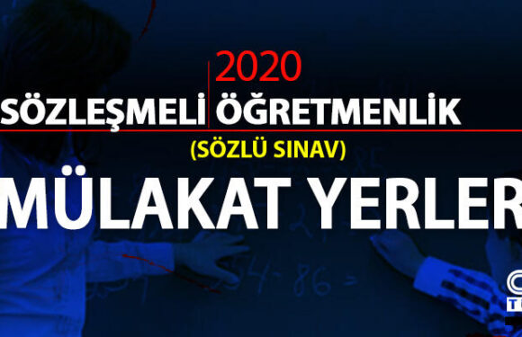 2020 sözleşmeli öğretmenlik mülakat yerleri açıklaması için gözler MEB'te! Sözlü sınav ne zaman?