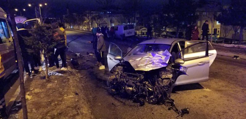 Kazadan geriye bu görüntü kaldı: Çok sayıda yaralı var