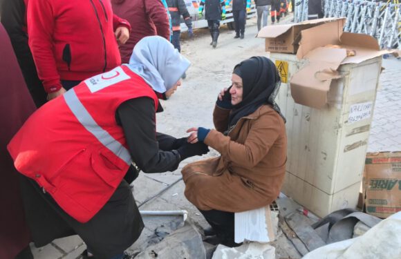 Türk Kızılaydan afetzedelere psikososyal destek