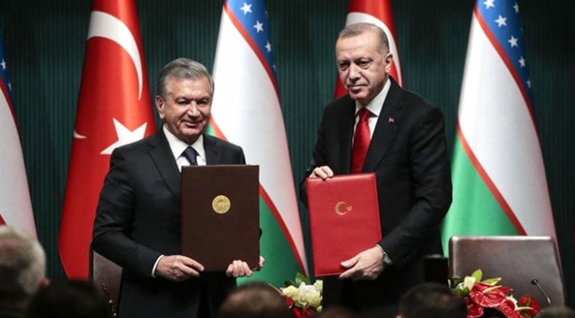 Özbekistan Cumhurbaşkanı Mirziyoyev: Türkiye ve Özbekistan’ın çalışmaları tarihe yepyeni sayfalar olarak yazılacak