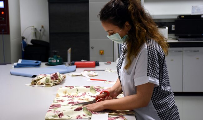 Yaz sıcağına karşı antibakteriyel ve konforlu maske