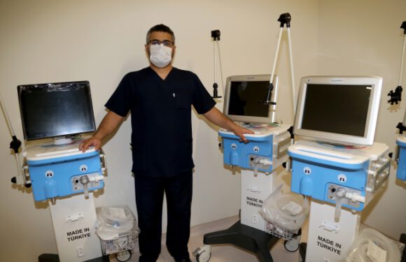 Erzurum Şehir Hastanesinde yerli solunum cihazları hastalara şifa olacak