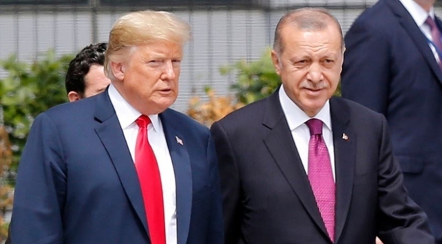 Cumhurbaşkanı Erdoğan Trump ile görüştü