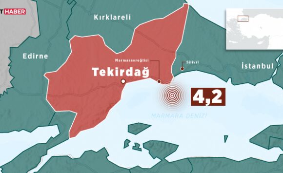 Marmaraereğlisi açıklarında deprem: İstanbul da sallandı