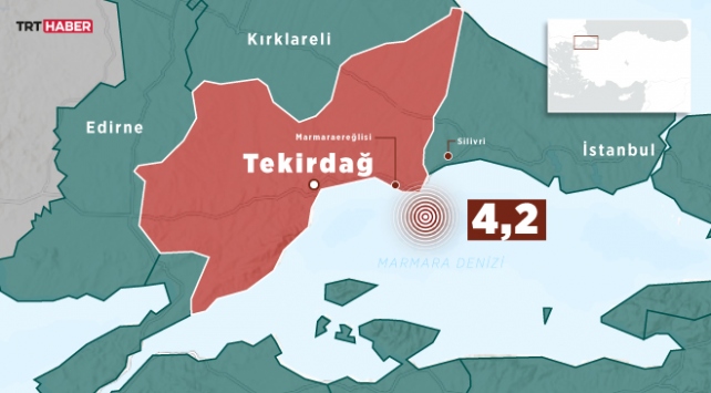 Marmaraereğlisi açıklarında deprem: İstanbul da sallandı