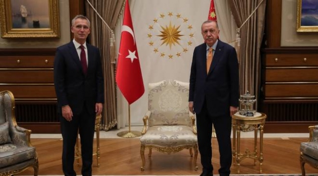 Cumhurbaşkanı Erdoğan, Stoltenberg’i kabul etti