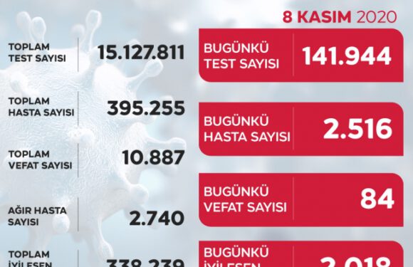 Toplam test sayısı 15 milyonu geçti