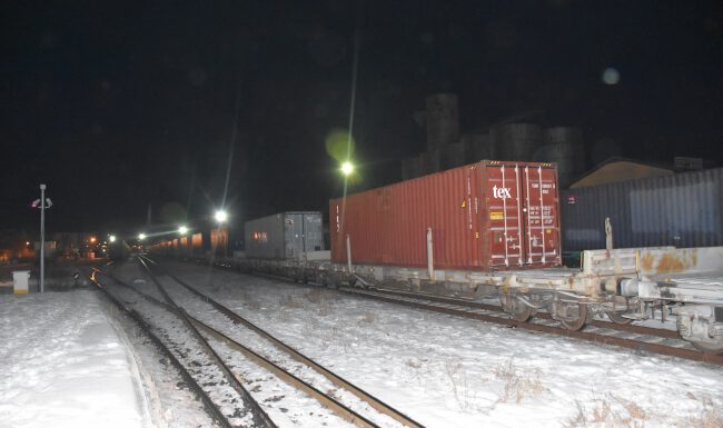 Çin’e bor taşıyan tren, Kars’tan Gürcistan’a uğurlandı