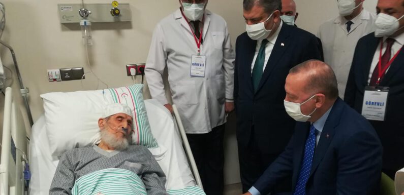 Cumhurbaşkanı Erdoğan’dan hastane ziyareti