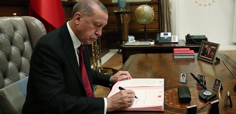 Cumhurbaşkanı Erdoğan’ın yaptığı atama kararları Resmi Gazete’de