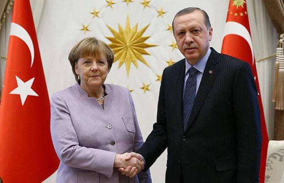 Cumhurbaşkanı Erdoğan, Almanya Başbakanı Merkel ile görüştü