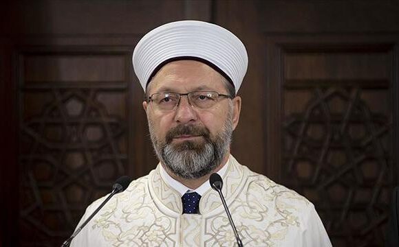 Diyanet İşleri Başkanı Erbaş’tan Regaip Kandili mesajı