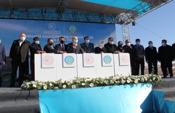 Malatya Havalimanı Yeni Terminal Binası’nın temeli atıldı