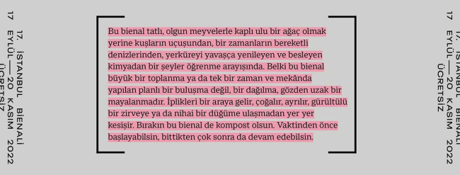 17. İstanbul Bienali eserden çok sürece odaklanıyor