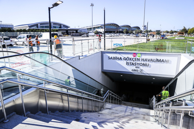 Pendik-Sabiha Gökçen Havalimanı metro hattı 2 Ekim'de hizmete açılıyor