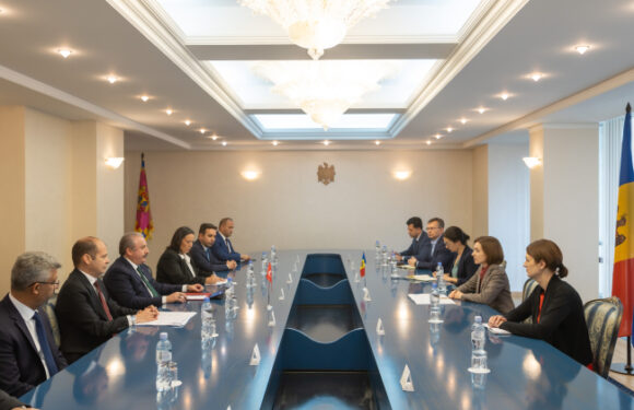 TBMM Başkanı Şentop, Moldova Cumhurbaşkanı Sandu ile görüştü