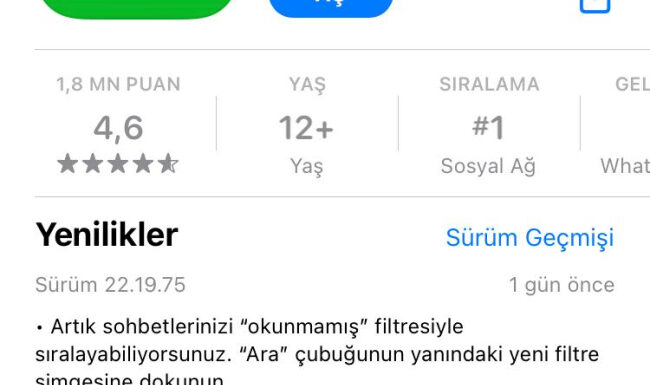 WhatsApp’tan yeni özellikler: 2 GBlik dosya gönderilebilecek