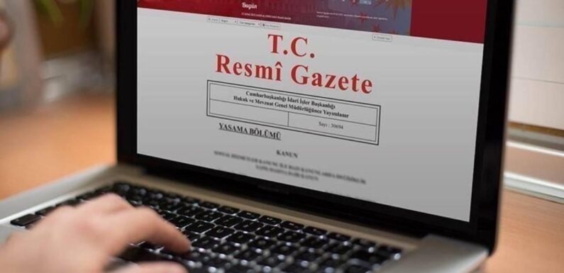 Atama ve görevden alma kararları Resmi Gazete’de