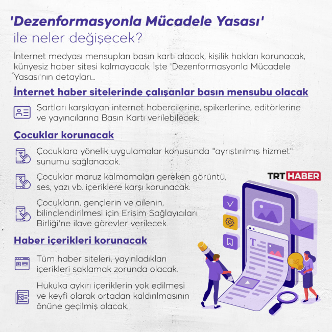 Dezenformasyonla mücadele yasası yürürlüğe girdi