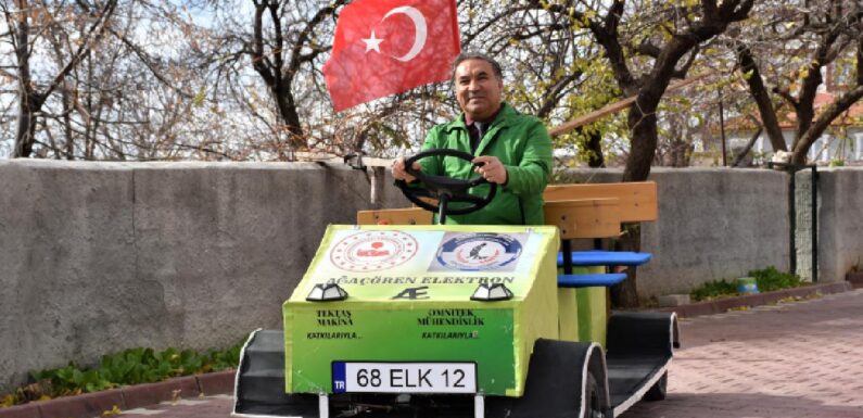 Atık malzemelerden elektrikli araç yaptı TRT Haber Bilim Teknoloji Haberleri AA