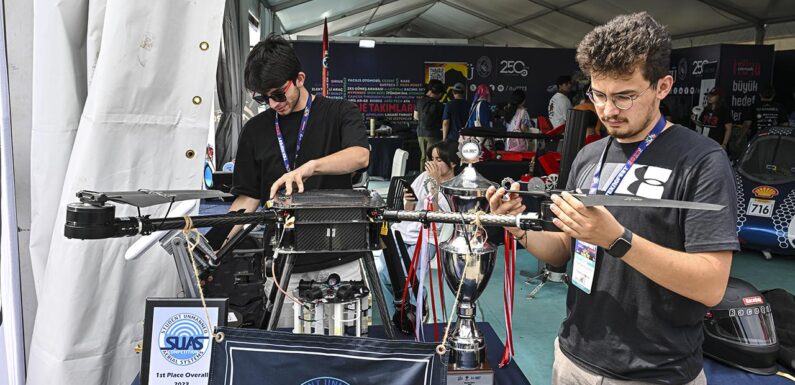 Uluslararası ödüllü kargo dron TEKNOFEST’te TRT Haber Bilim Teknoloji Haberleri AA