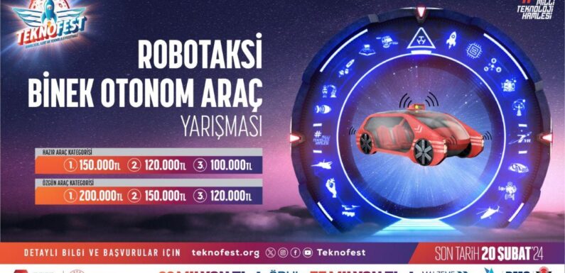 TEKNOFEST Robotaksi Binek Otonom Araç Yarışması’nda başvurular başladı TRT Haber Bilim Teknoloji Haberleri TRT Haber