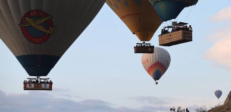Türkiye’de 747 bini aşkın turist balonla uçtu