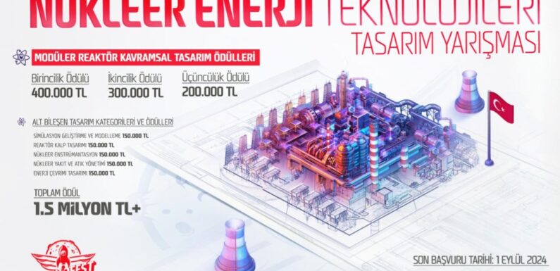 TEKNOFEST ilk defa Nükleer Enerji Teknolojileri Tasarım Yarışması düzenliyor