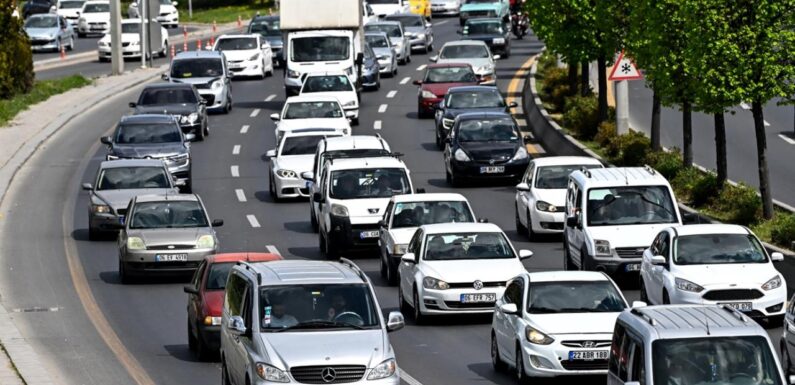 Trafiğe kayıtlı taşıt sayısı yüzde 8,85 arttı