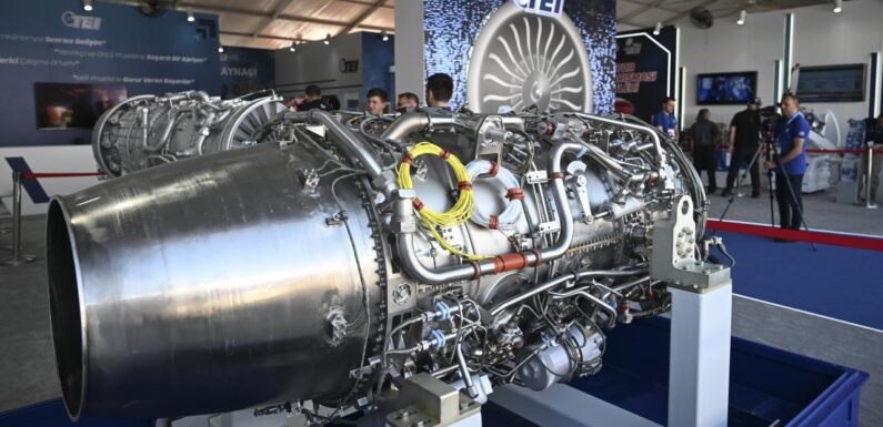 Türkiye’nin ilk milli turbofan uçak motoru TEKNOFEST’te