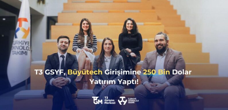 T3 Girişim Sermayesi Yatırım Fonu’ndan Büyüteche 250 bin dolar yatırım