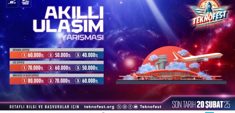 TEKNOFEST Akıllı Ulaşım Yarışması’na başvurular sürüyor