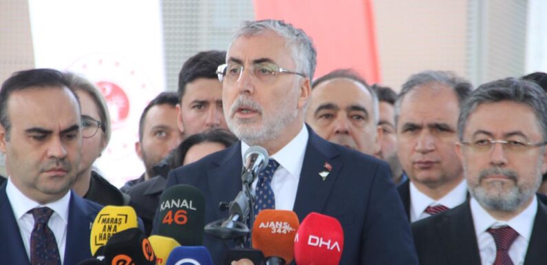 Bakan Işıkhan: İşçi sayısı deprem öncesi sigortalı sayısının üstüne çıktı