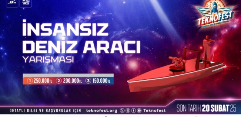 İnsansız Deniz Aracı Yarışması için başvurular devam ediyor